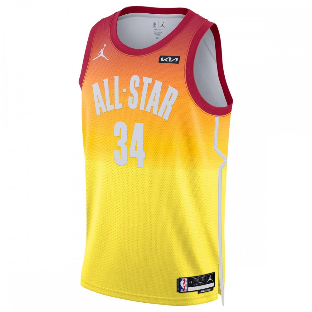 Giannis Antetokounmpo Jordan Brand 2023 NBA All-Star Game Swingman Jersey - Orange-Pro Kit Vault | Brand New 26/27 Sports Jerseys